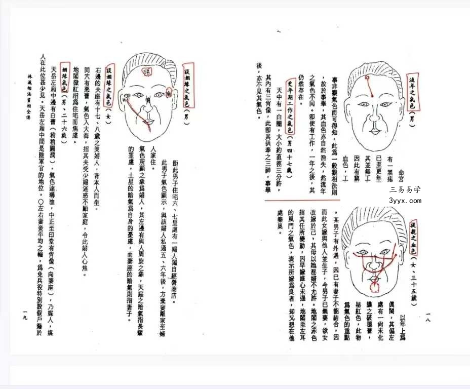 林文岭 林流相法面相气色全书 资料图片