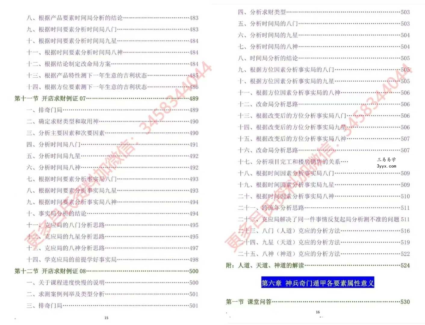 吕文艺《神兵奇门遁甲》课堂实录（上中下三册）【原版】 资料图片
