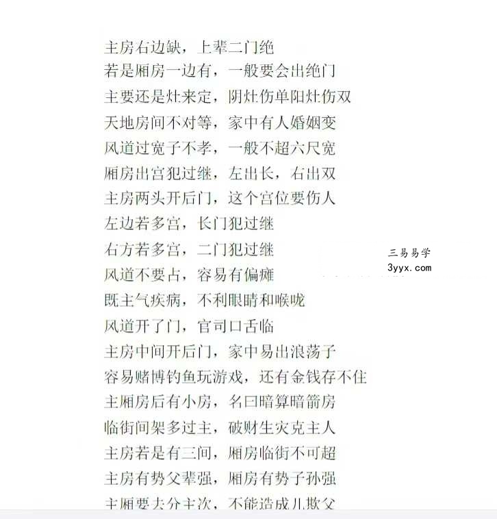 张实在《一宅断口诀》189页 资料图片