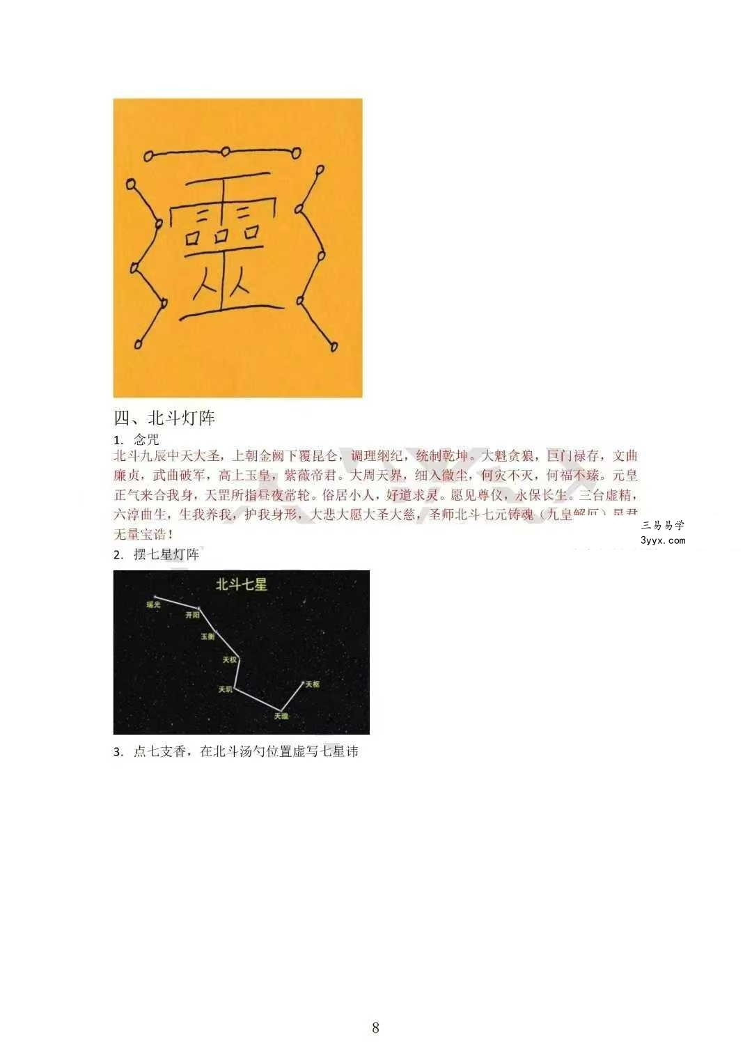 《内传灯阵布局全册》128页 资料图片