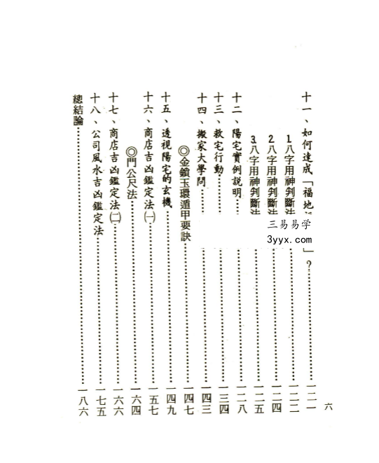 李铁笔《阳宅鉴定大法》204页 资料图片