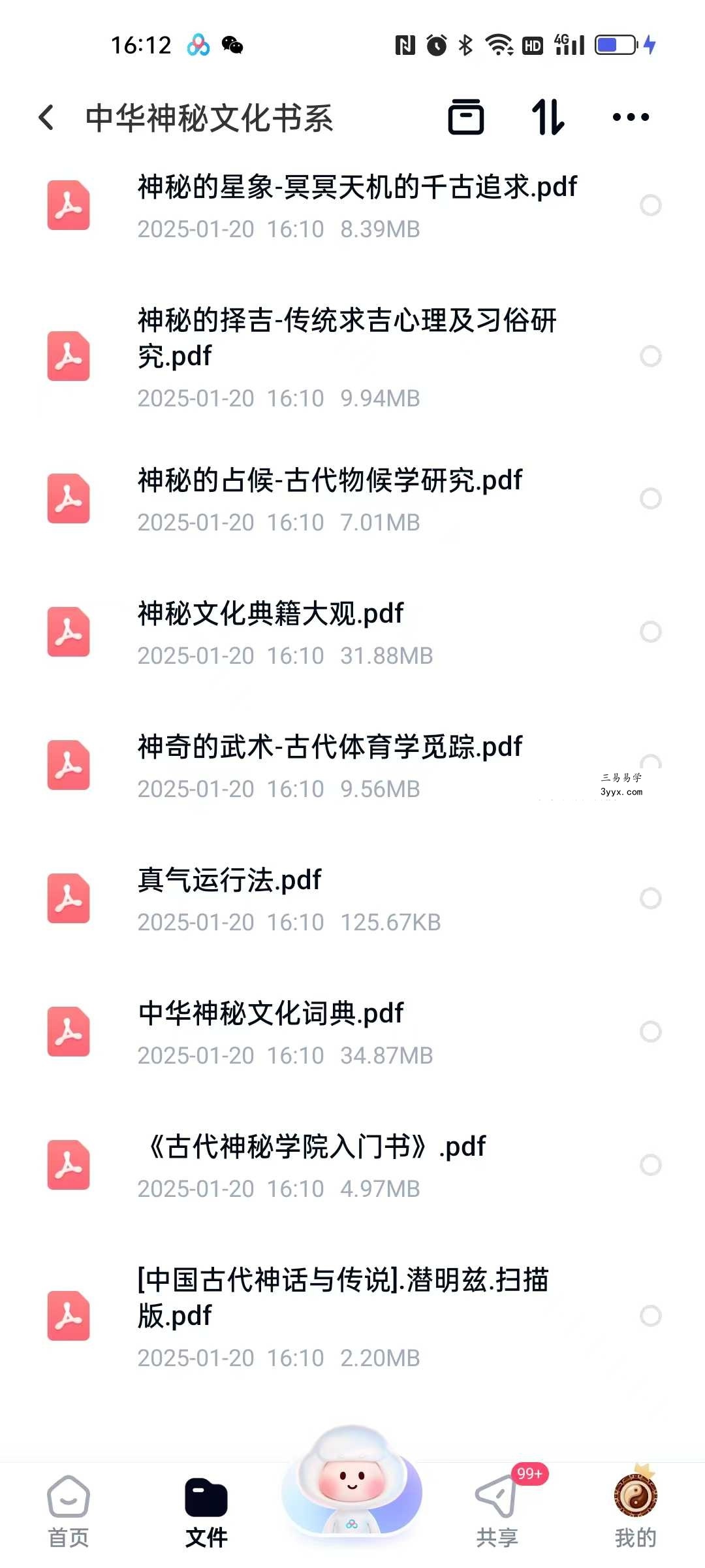 中华神秘文化书系20本合集 资料图片