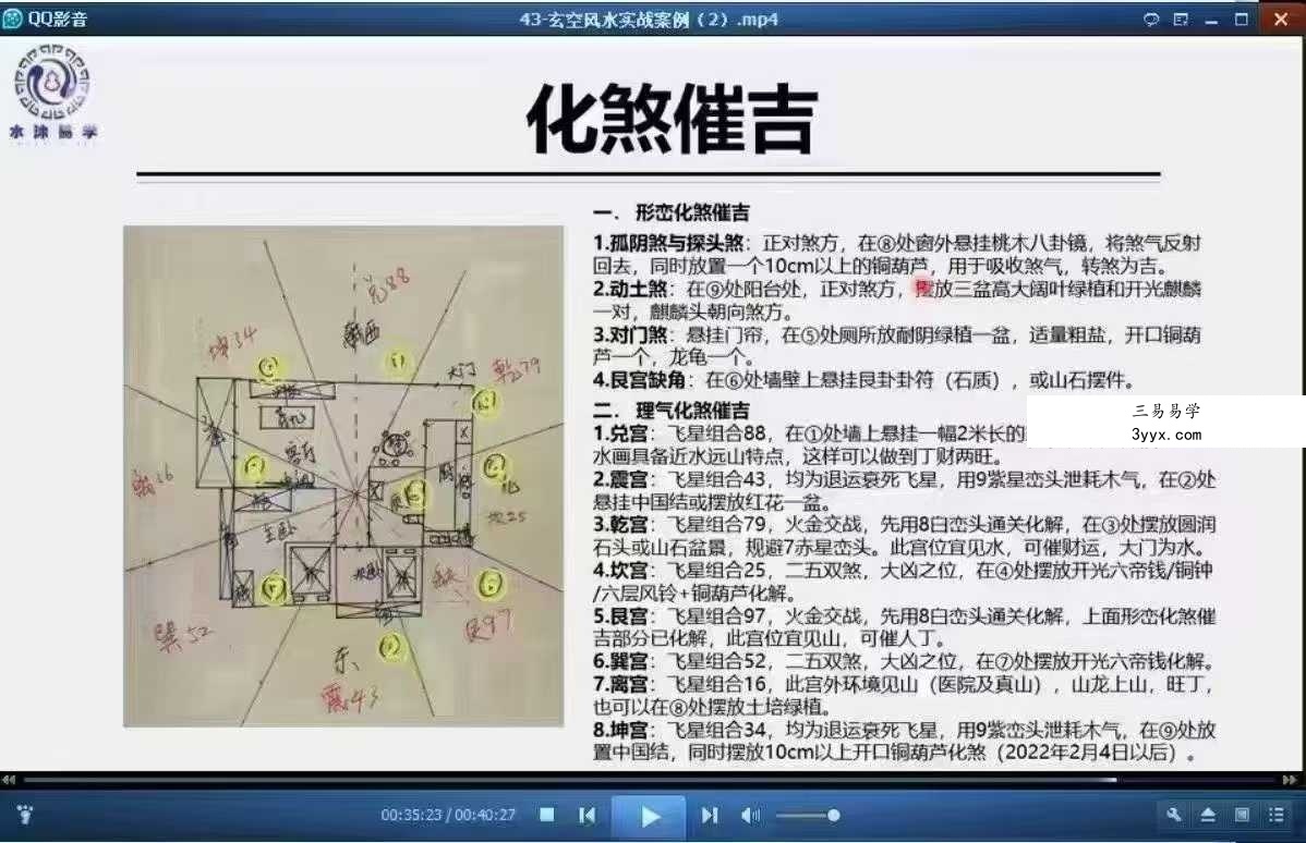 《水沐玄空—从入门到精通》专业班课程60集 资料图片