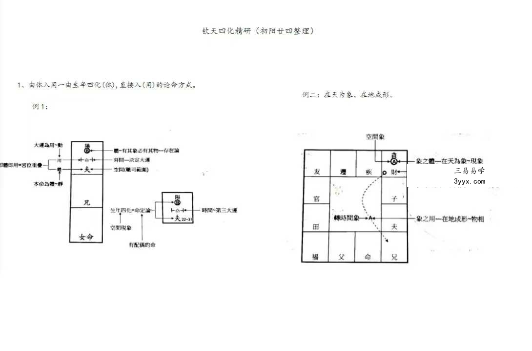 若提孤隐 紫薇斗数钦天四化精研 笔记 498页 资料图片