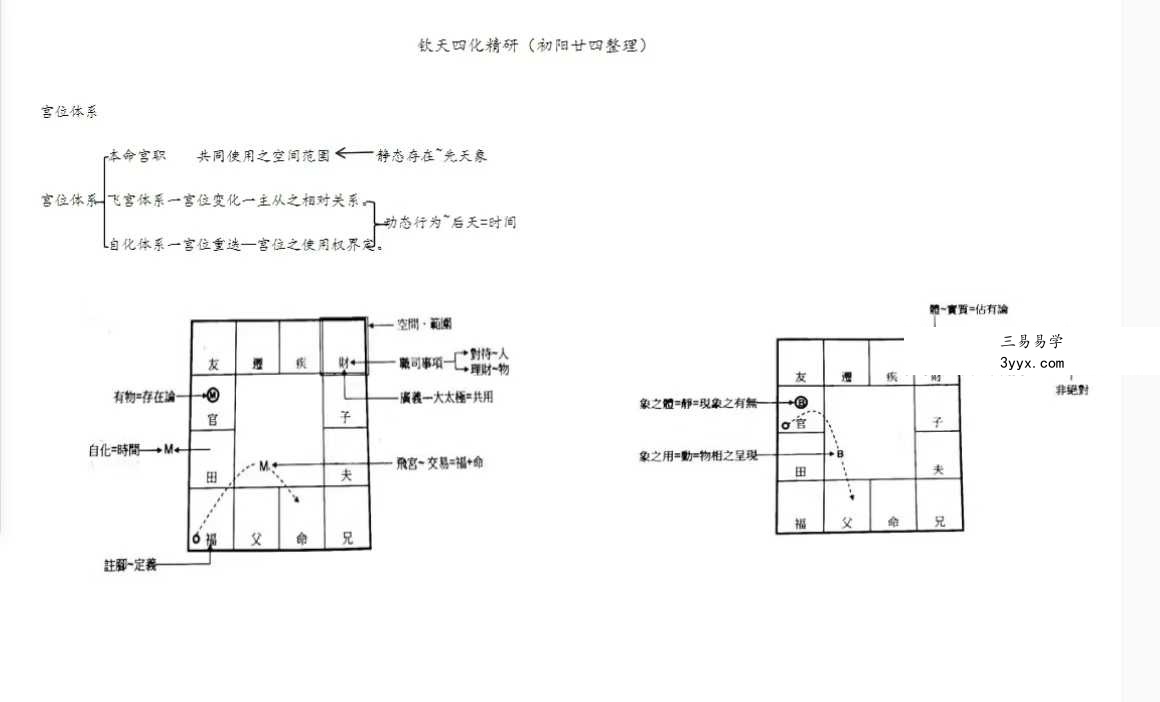 若提孤隐 紫薇斗数钦天四化精研 笔记 498页 资料图片
