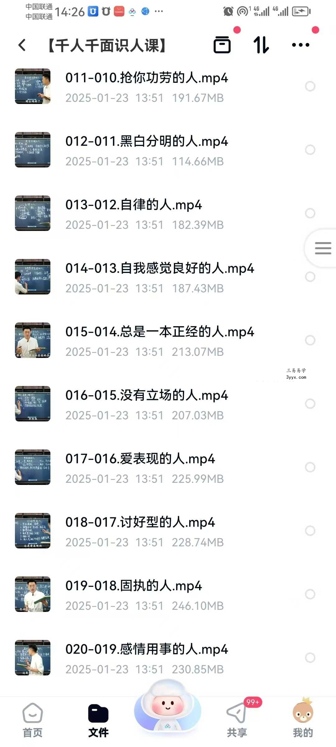 千人千面识人课 53集 资料图片