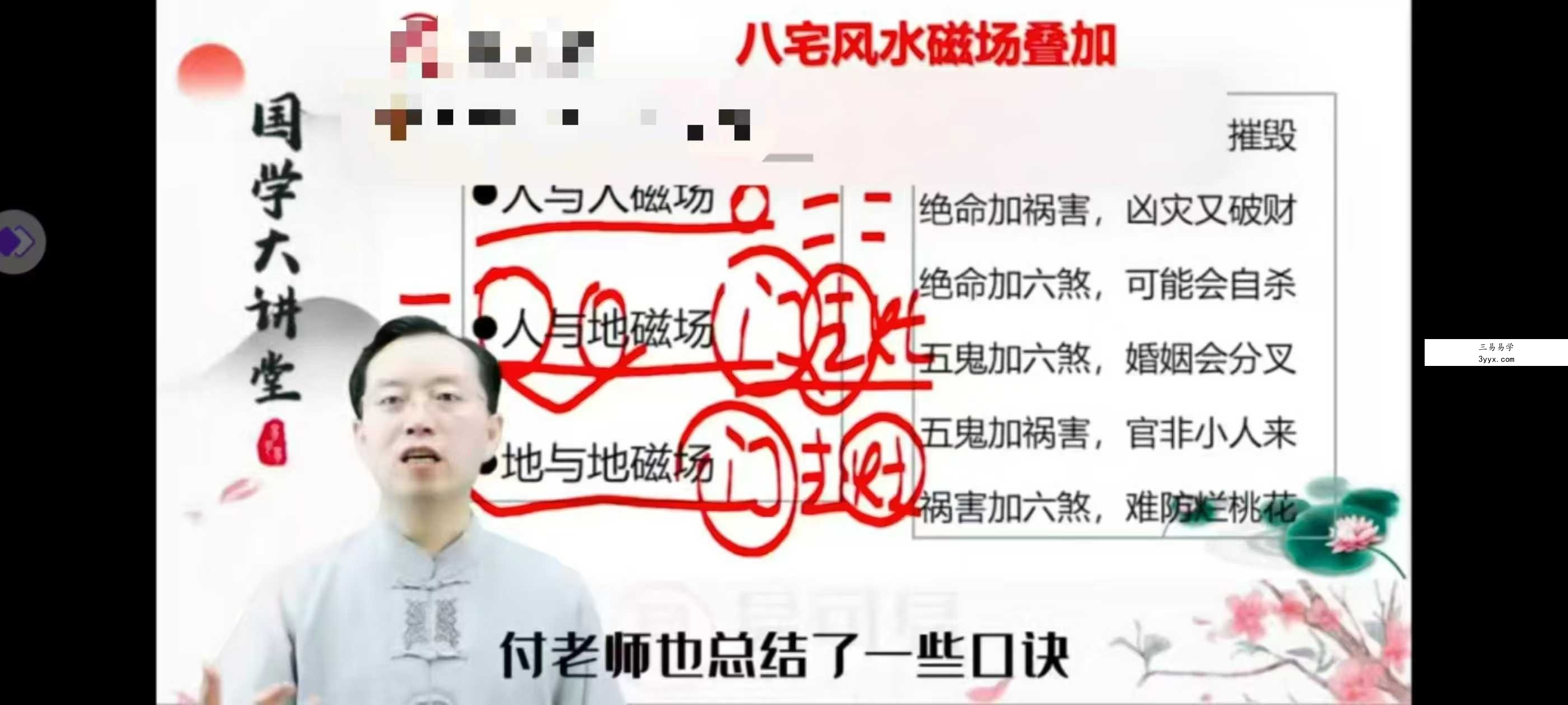 易昌《易学风水化解经典班》31集 资料图片