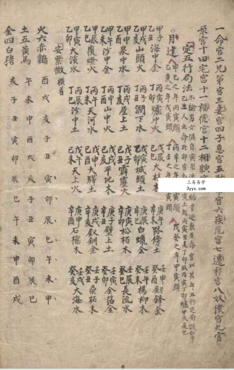 春冈藏本《秘传紫微》152页 资料图片