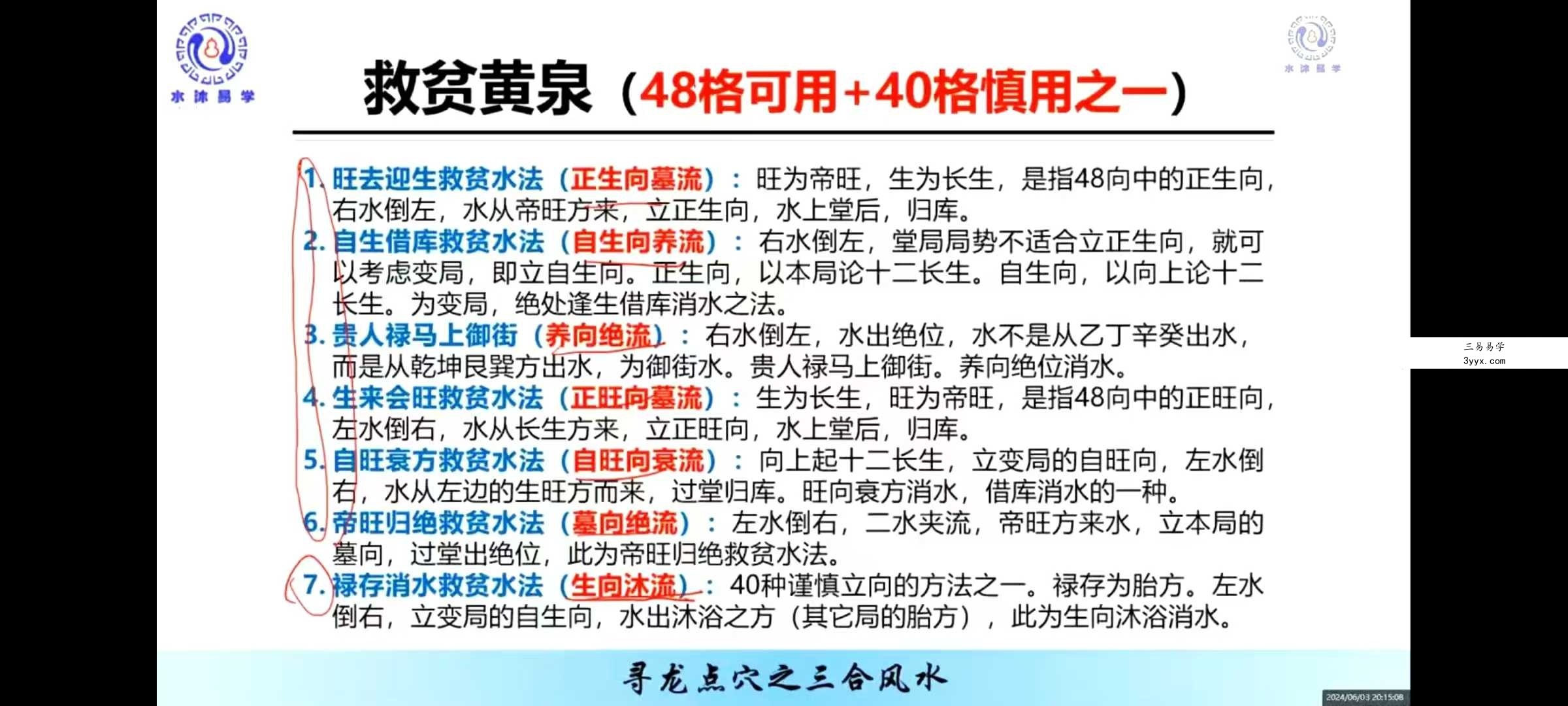 水沐寻龙点穴高级班课程7集 资料图片