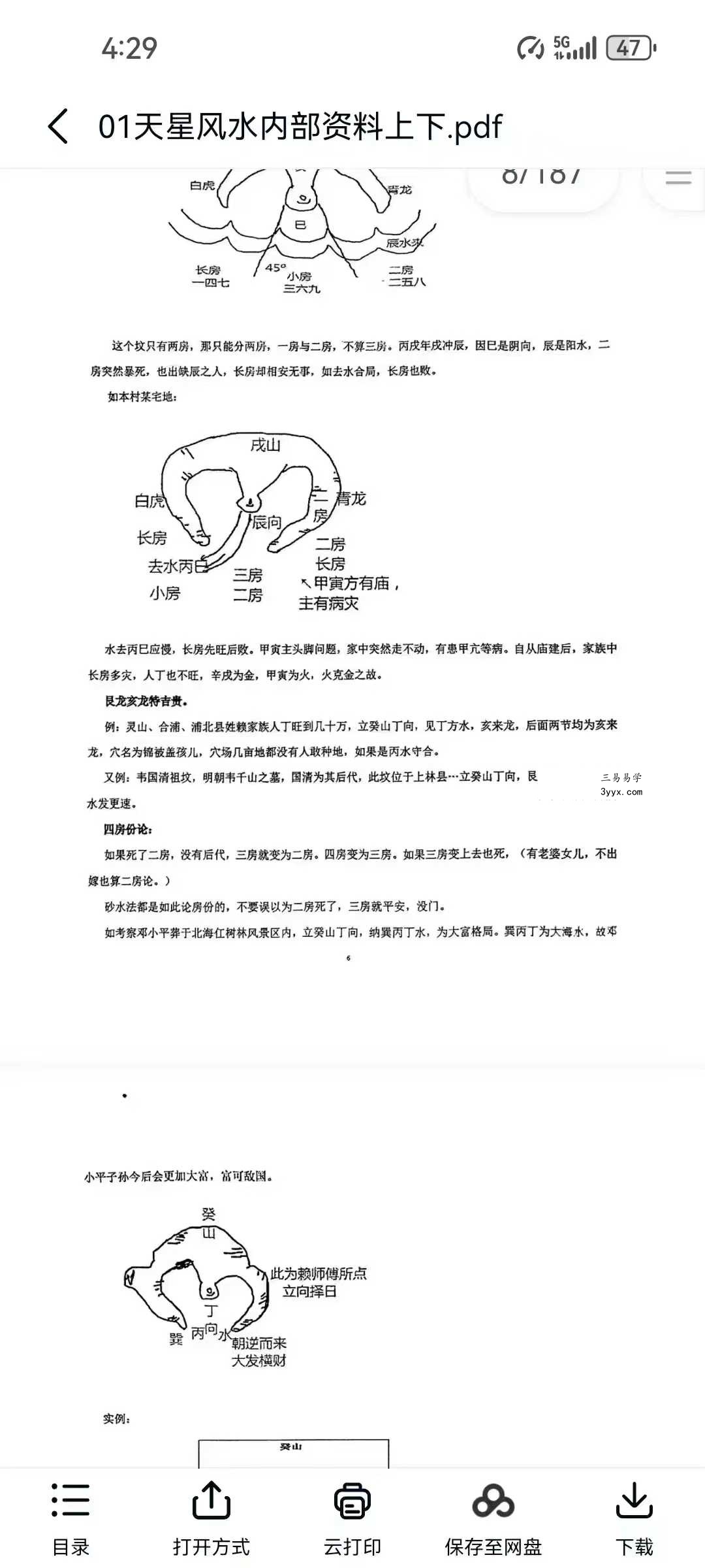 韦氏天星风水内部资料 8本合集 资料图片