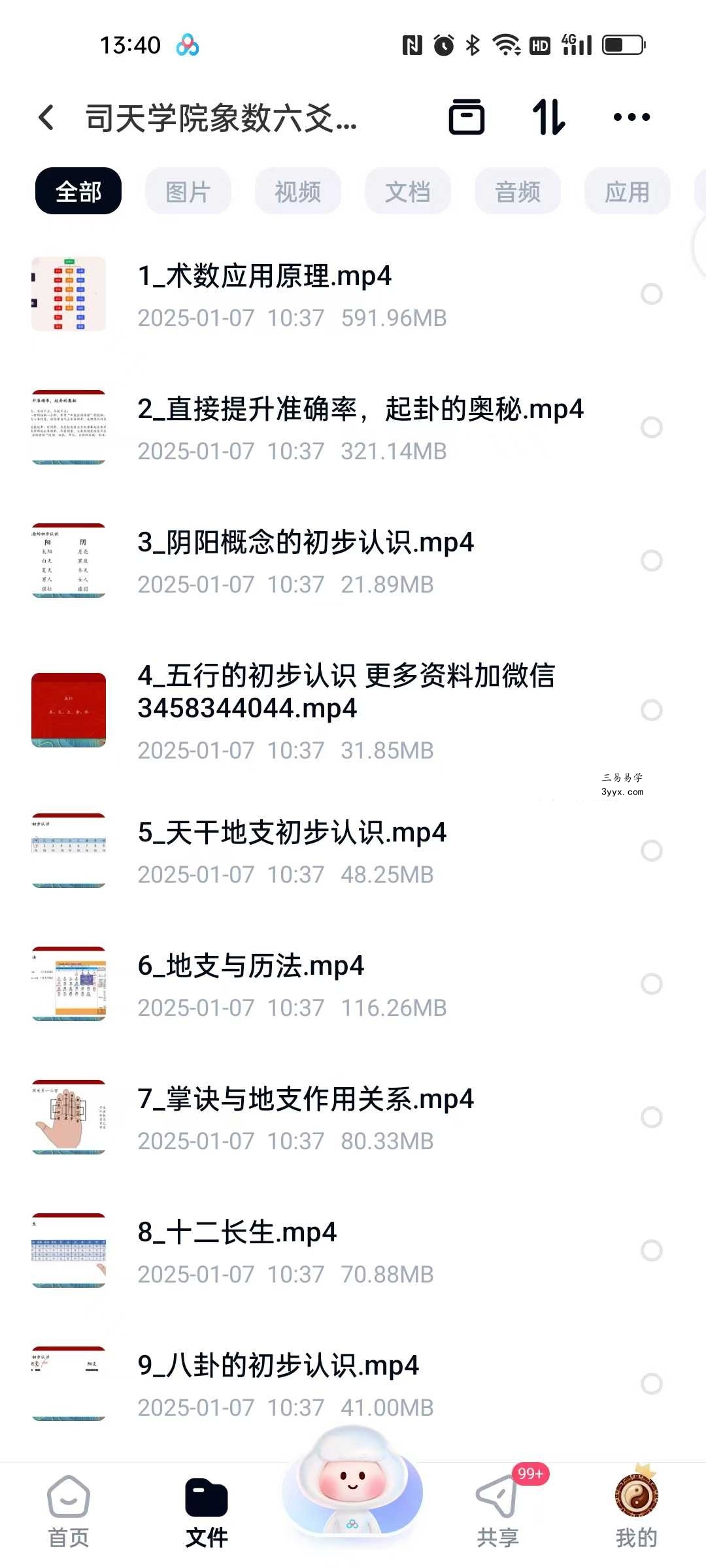 司天学院象数六爻实战训练营64集 资料图片