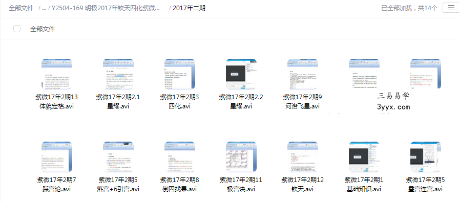 明极2017年钦天四化紫微斗数第一期+第二期视频课程全集 资料图片