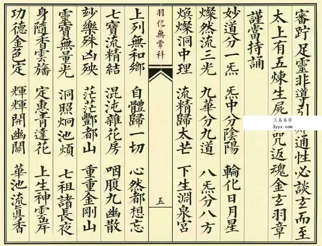 《正一羽化无常升仙科仪》31筒子页 资料图片
