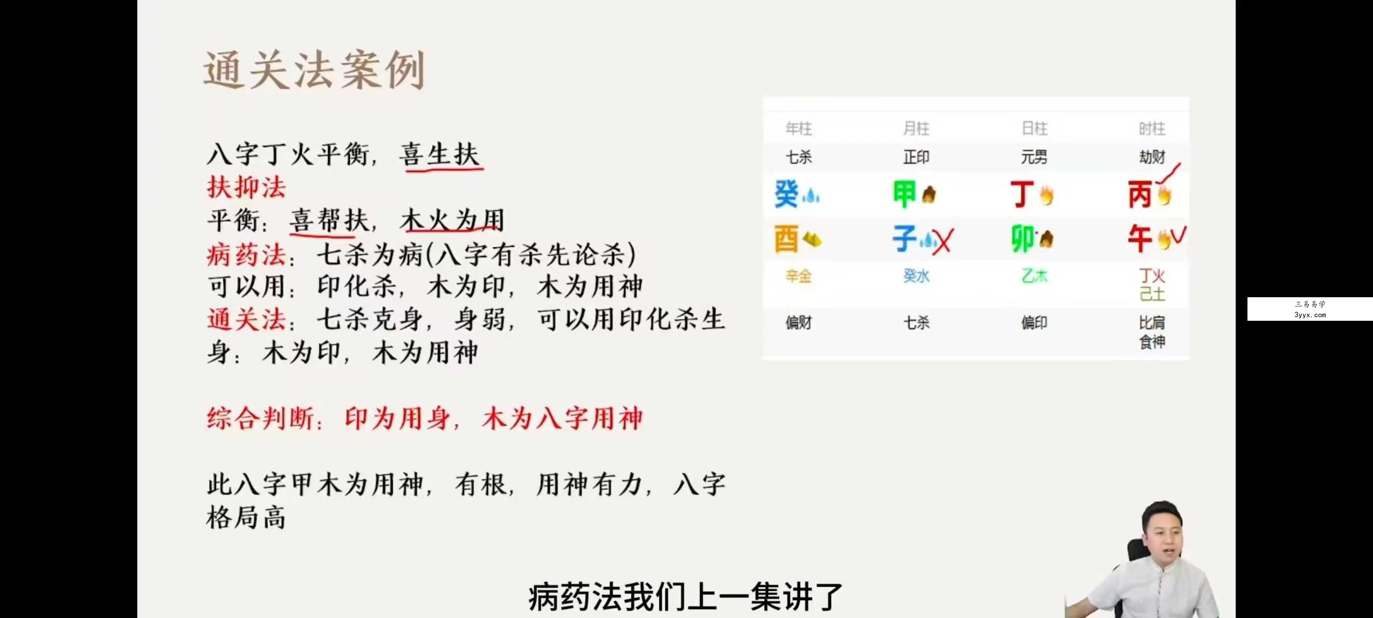 壹成《八字系统进阶课》33集 资料图片