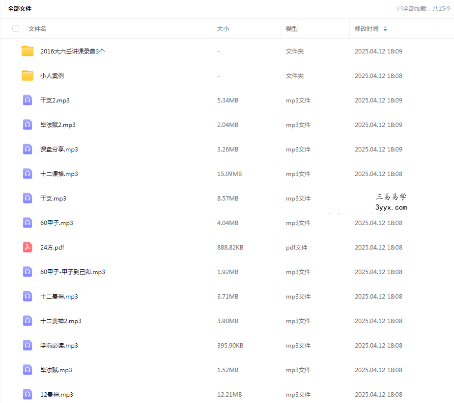 南山道人赵林声北大 六壬授课高级班 录音+课件 资料图片