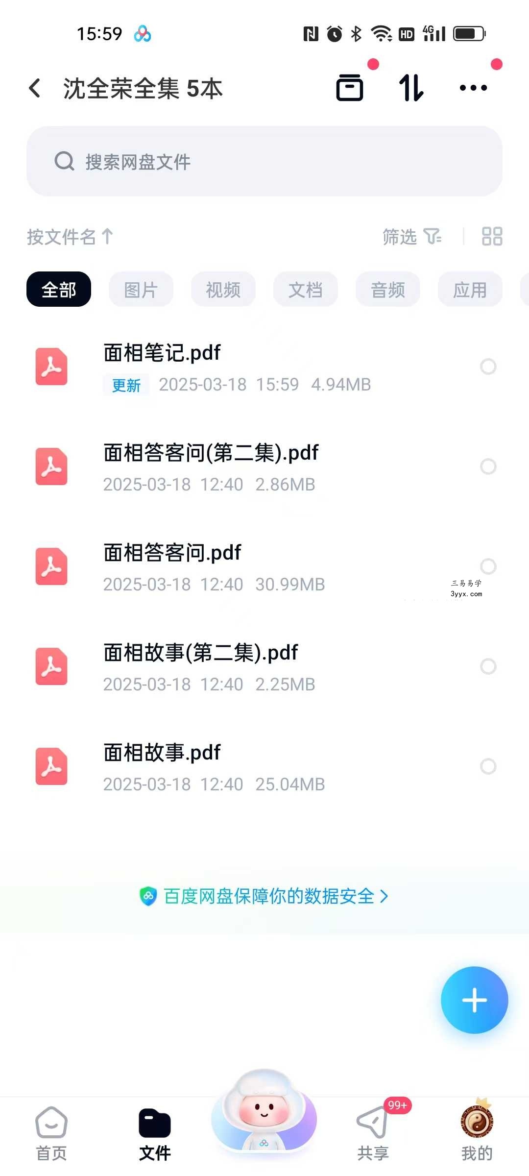 沈全荣全集 沈氏相法系列 5本 资料图片
