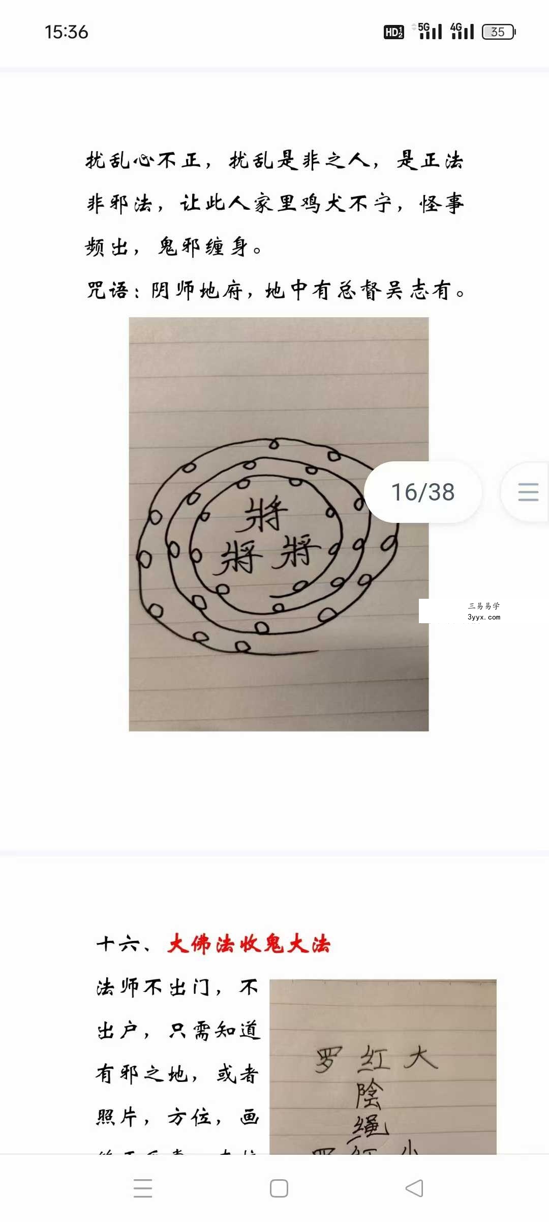 《西天大佛法本》38页 资料图片