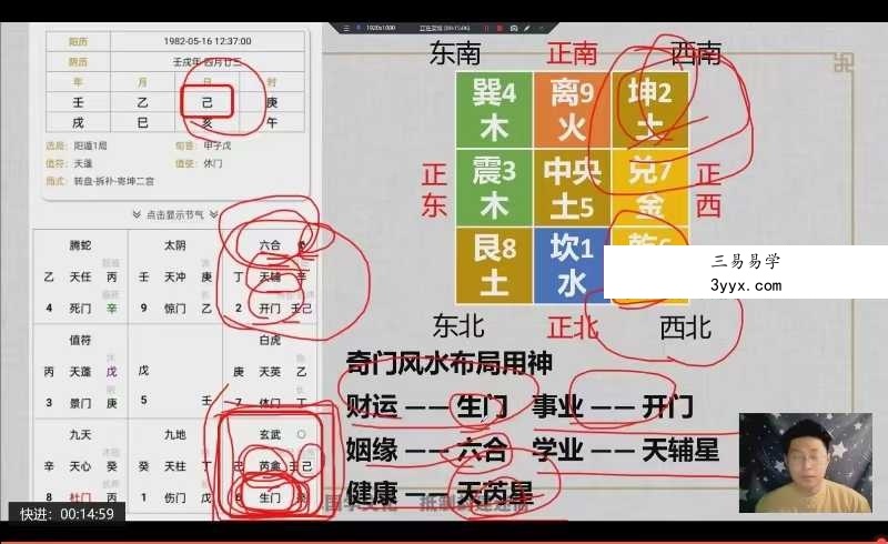 林涵予《奇门遁甲风水实战课》7集 资料图片