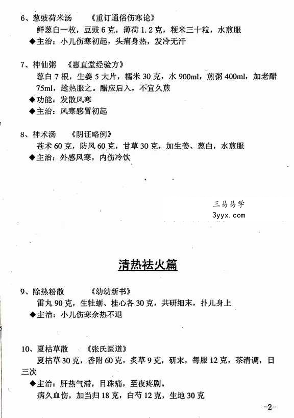 同仁堂《常用小药方》32页 资料图片
