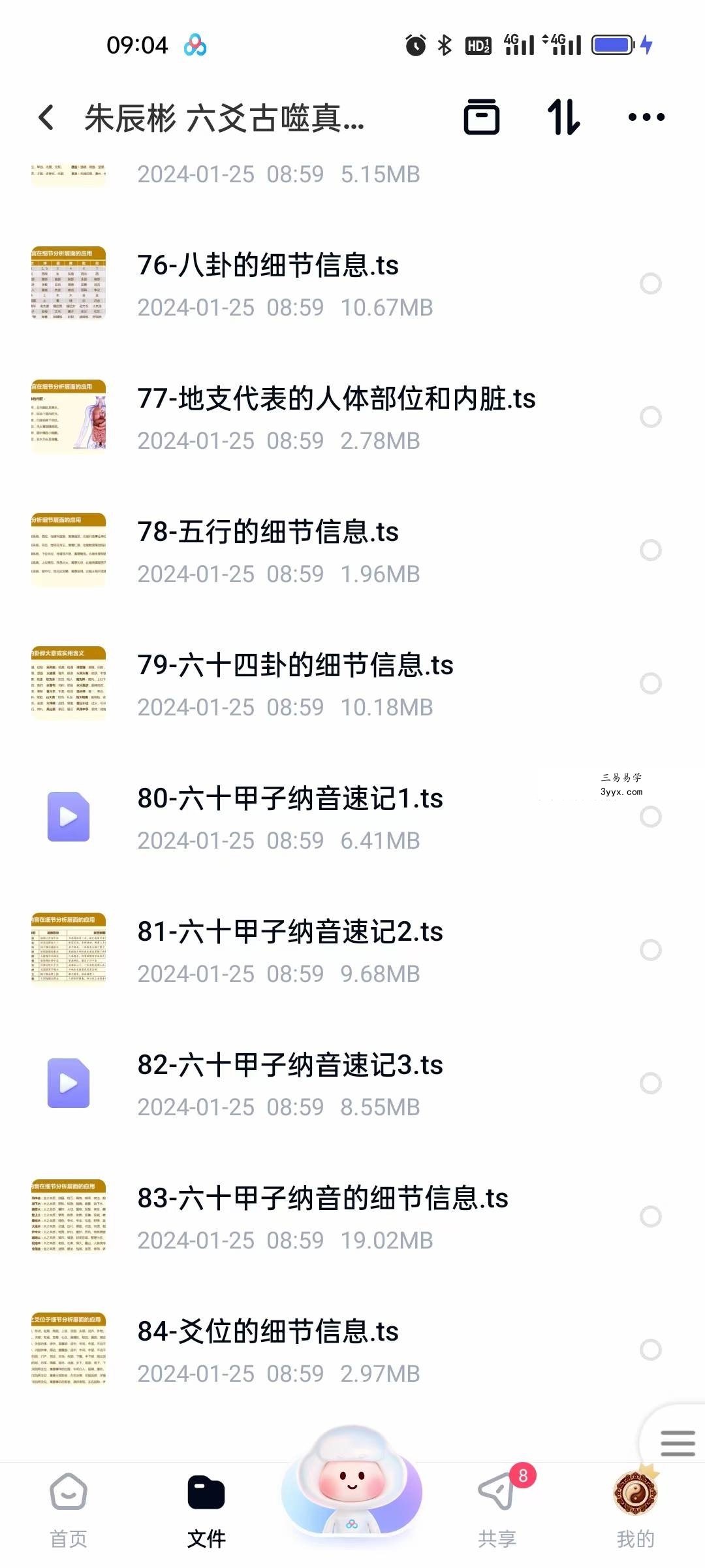 朱辰彬 六爻古噬真传视频84集 资料图片