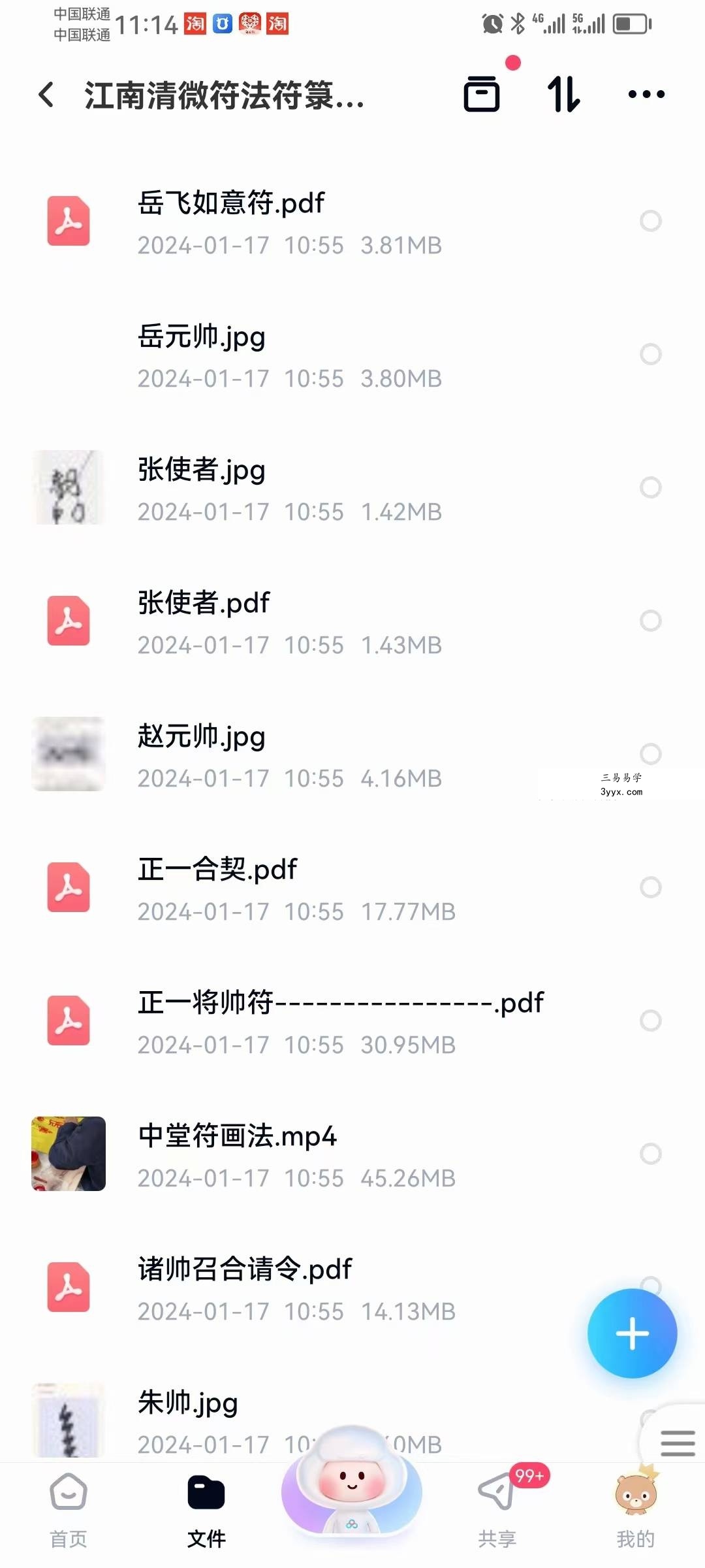 江南清微符法符箓培训资料视频+法本江南符法 资料图片