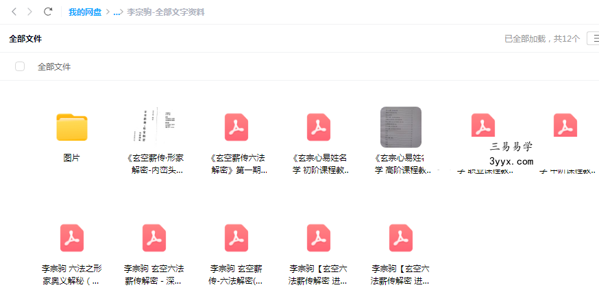 李宗驹-玄宗心易姓名学 初-中-高级面授班 视频录像+配套教材 资料图片