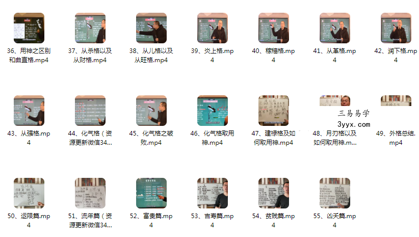 禾丰八字预测学中级55集 资料图片