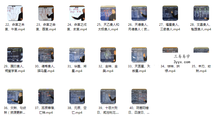 禾丰八字预测学初级40集 资料图片