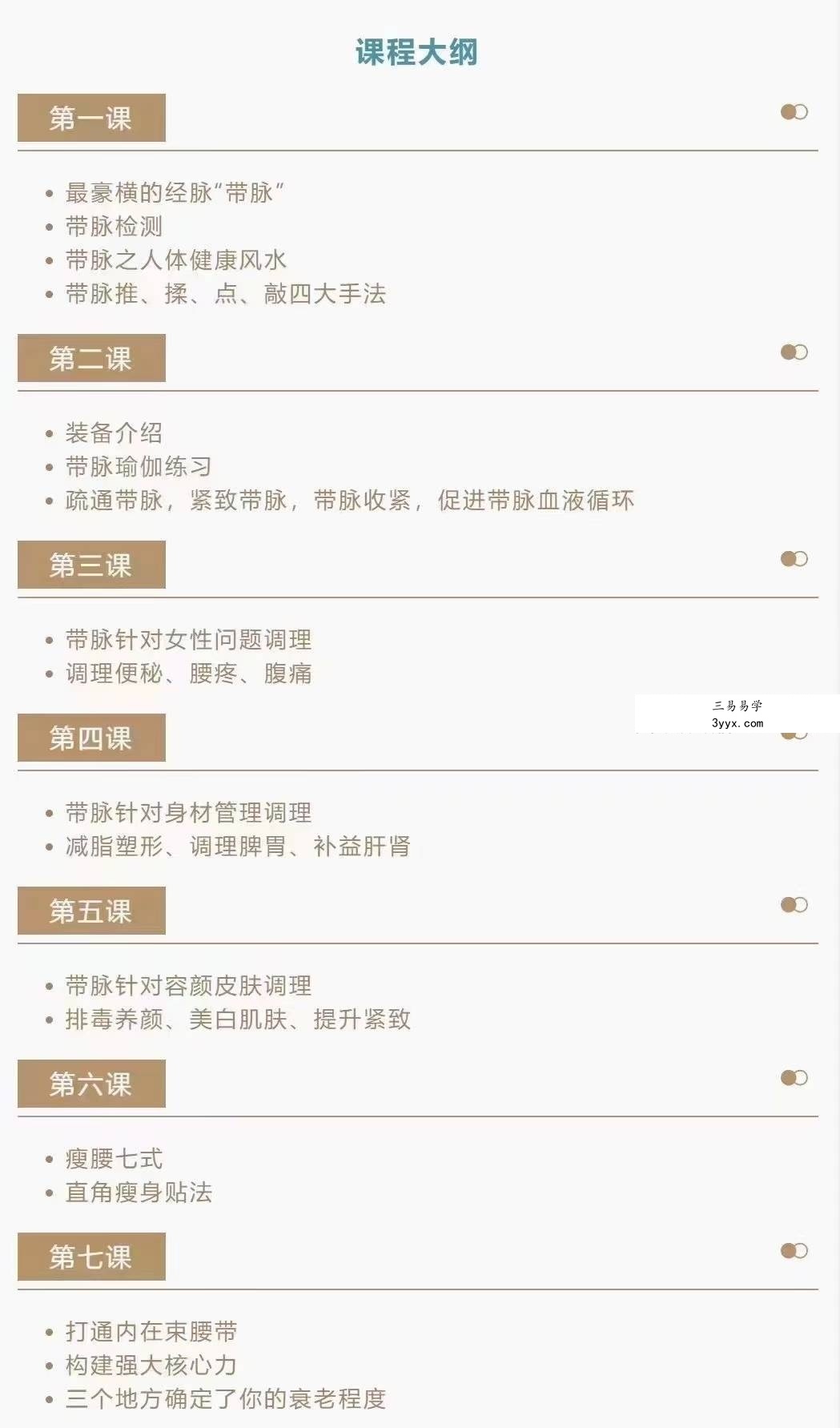 迷罗亲讲「带脉训练营」玉带环腰调理带脉「带脉总束诸经」9集 资料图片