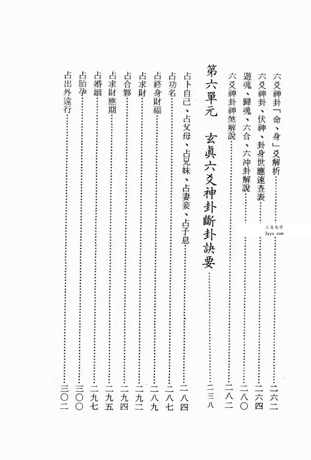 正玄山人《玄真六爻神卦心灵学》356页 资料图片