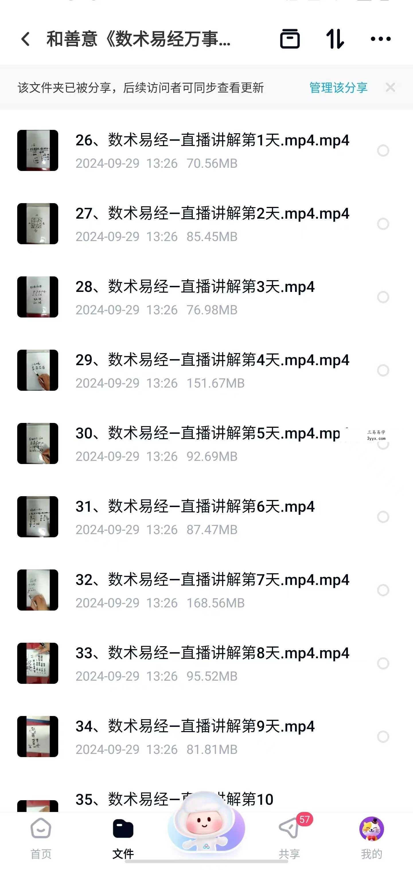 和善意《数术易经万事三角定律直播课程》40集 资料图片