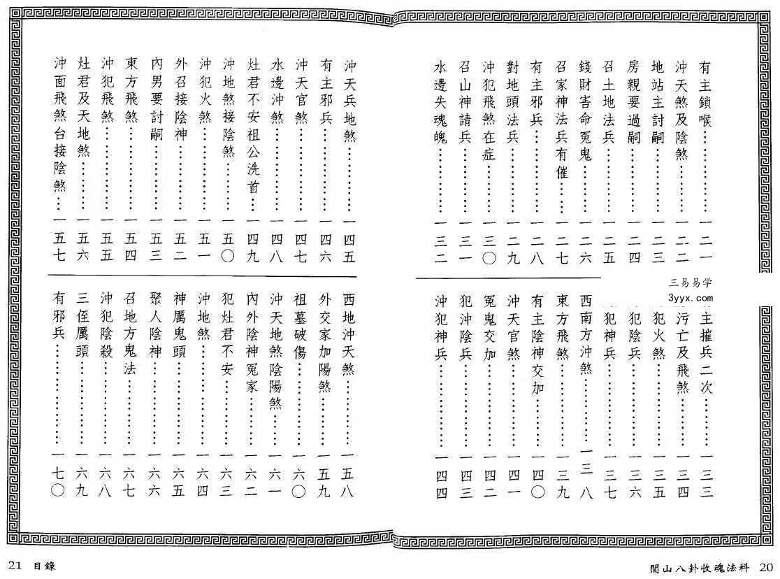 永靖大师 真德大师《闾山八卦收魂法科》338页 资料图片
