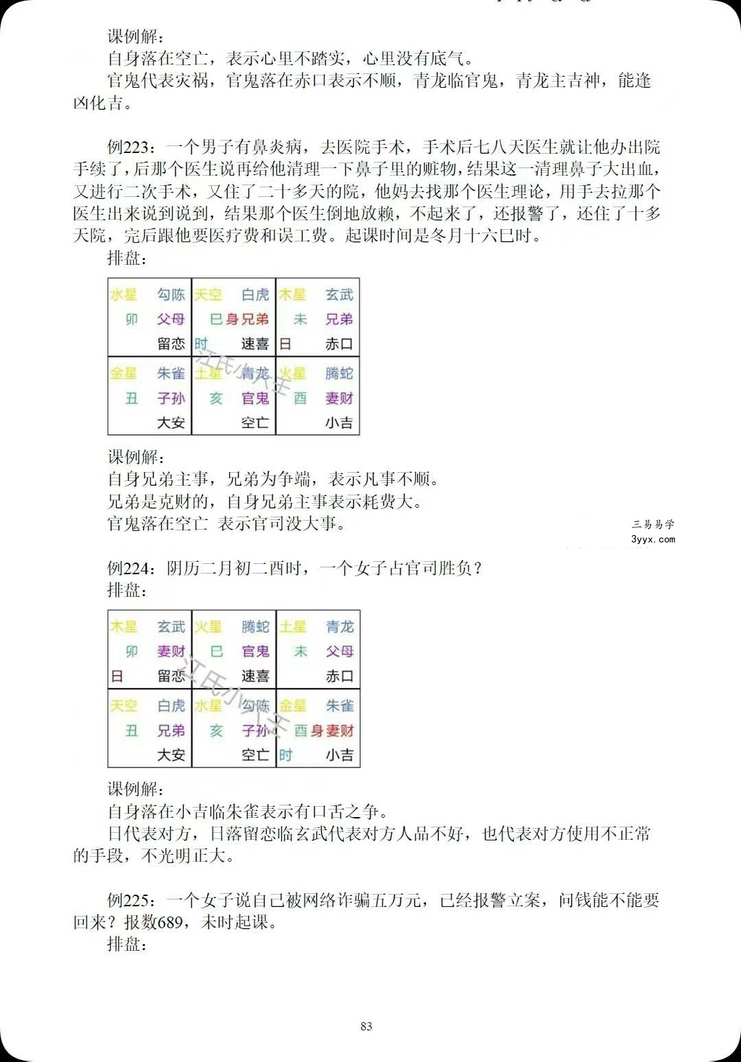 《江氏小六壬501个实例解析》186页 资料图片