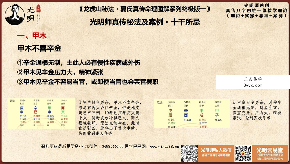 龙虎山秘法 夏氏真传命理图解系列《光明师真传秘法及案例》终极版41页 资料图片