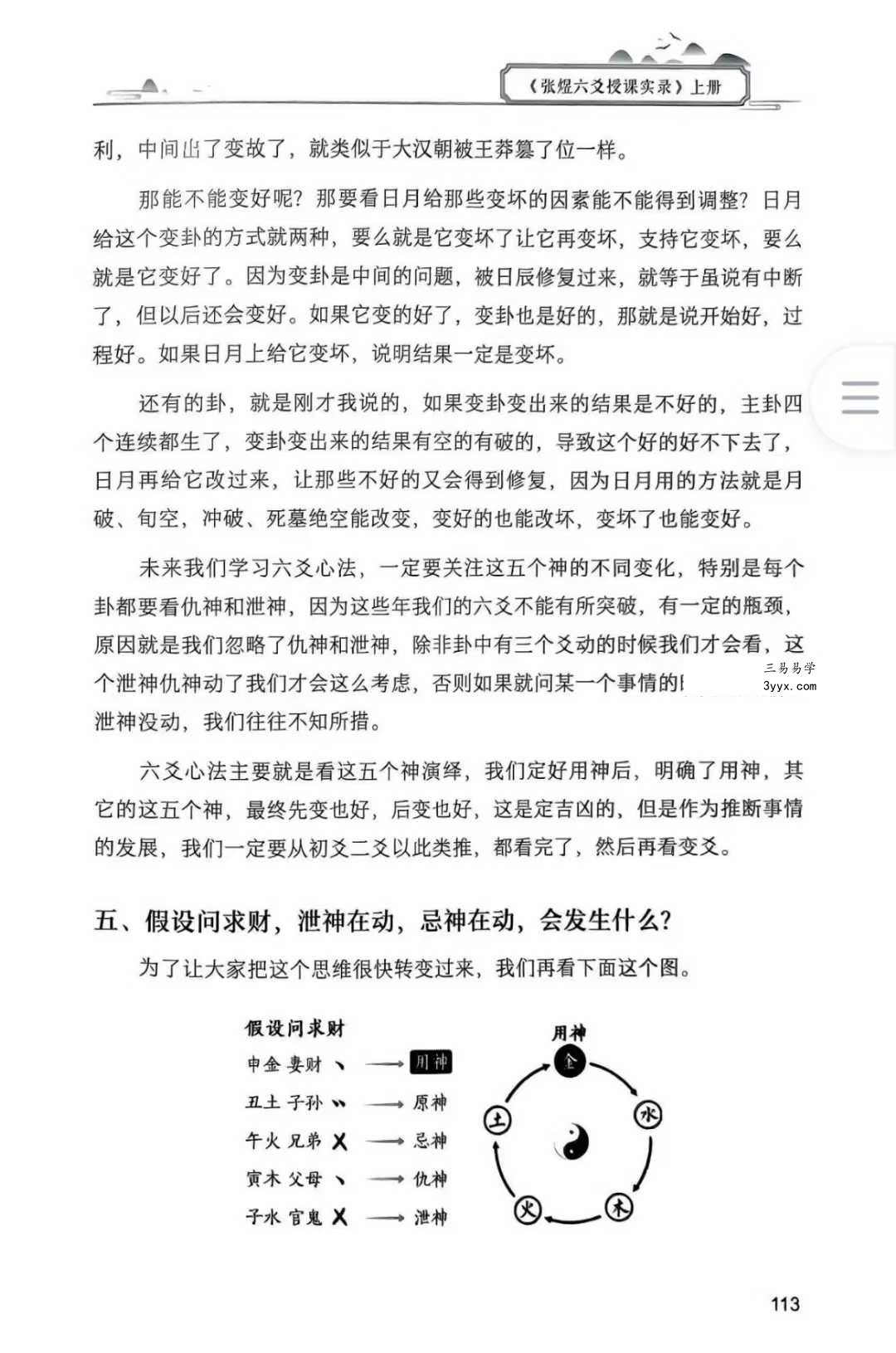 张煜《六爻授课实录》上下册 资料图片