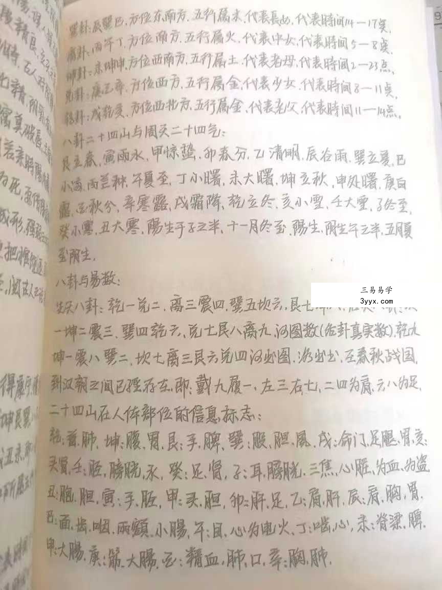 绝秘阳宅手写笔记资料 弟子班绝密资料8套合集 共365页 资料图片
