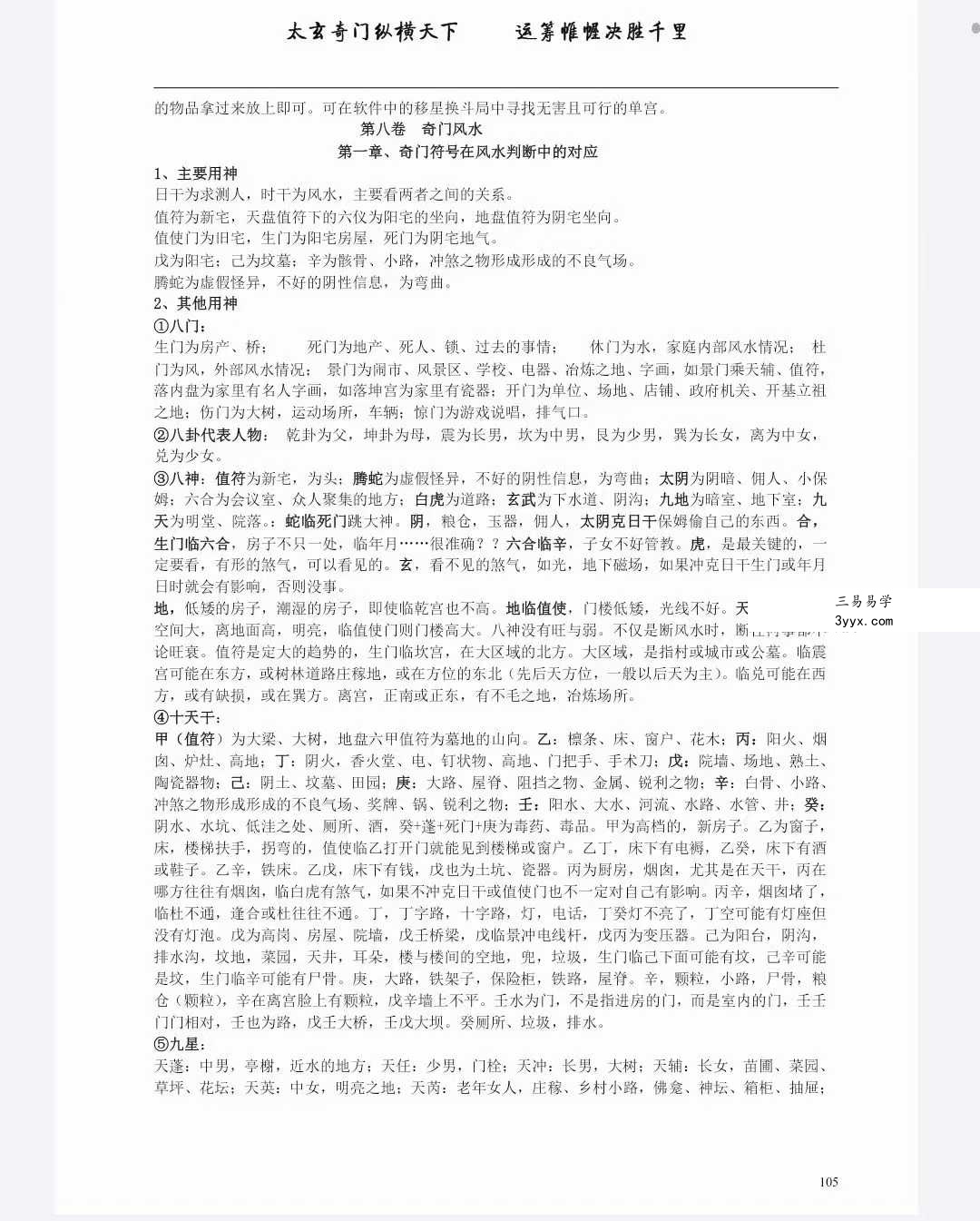 易海游龙《太玄阴盘奇门》401页高清文字版 资料图片