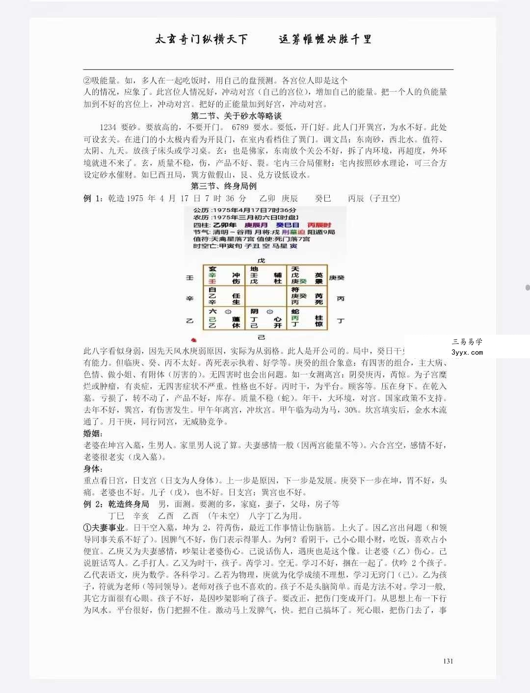 易海游龙《太玄阴盘奇门》401页高清文字版 资料图片