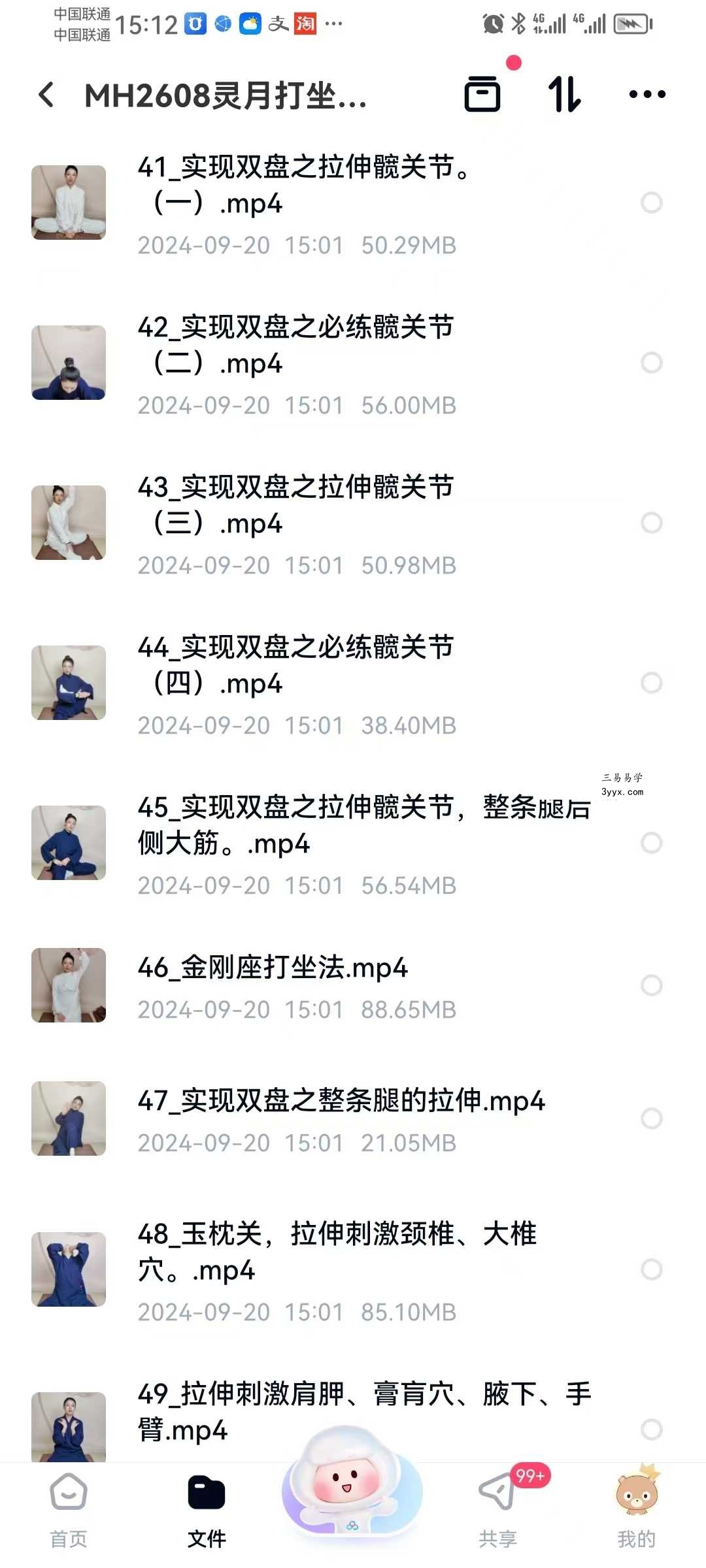 灵月打坐双盘系统课程 灵月打坐修养62集 资料图片