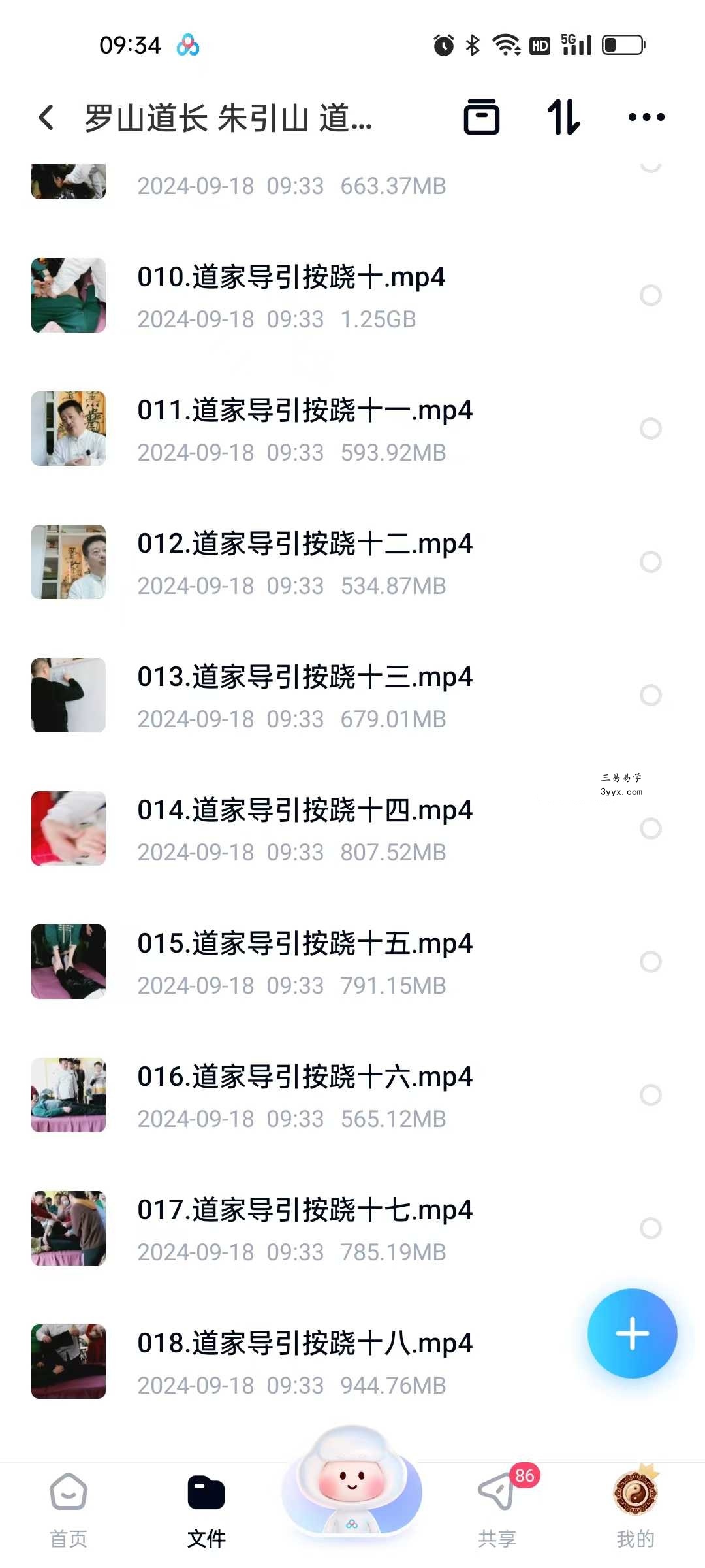 罗山道长 朱引山 道家导引按跷18集 资料图片