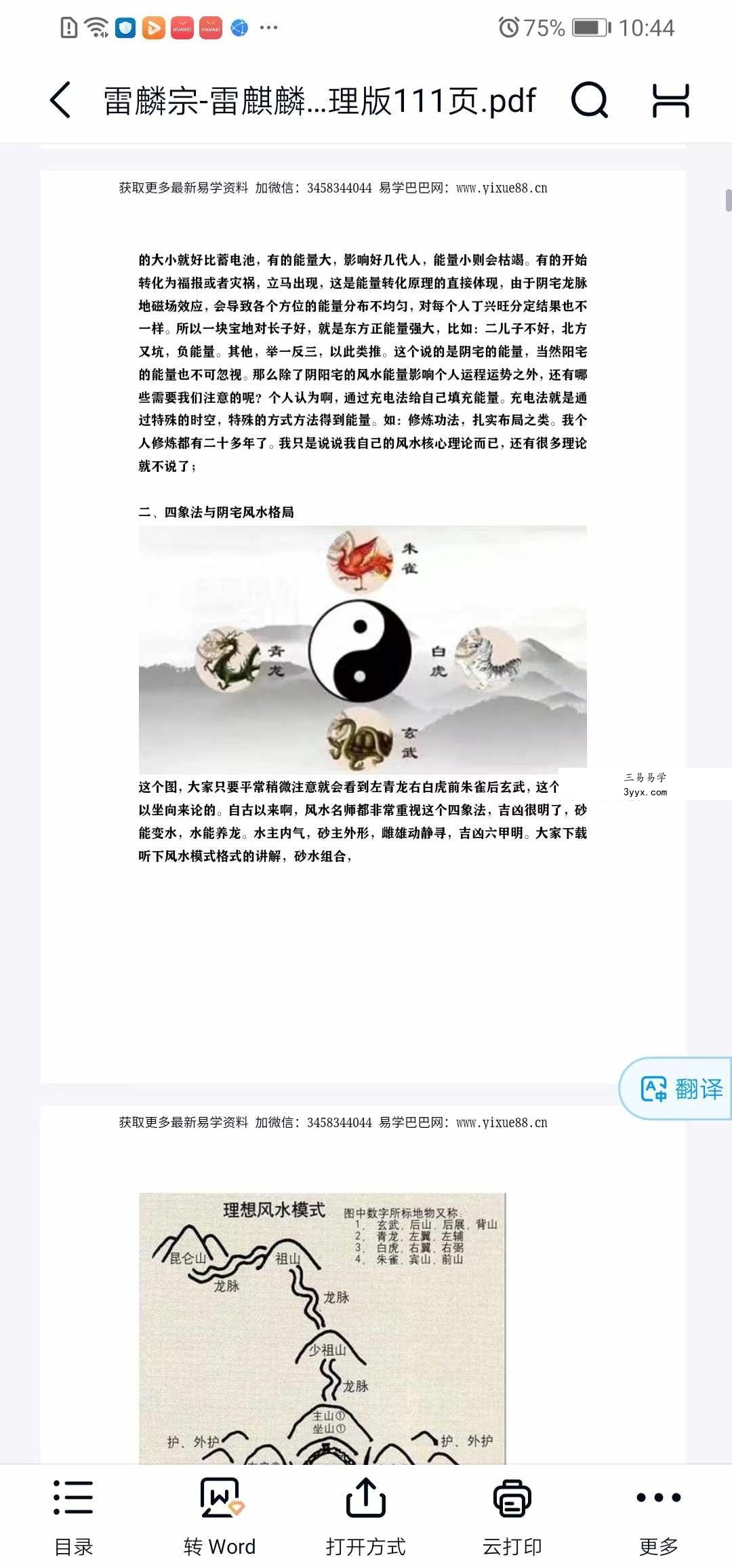 雷麟宗《天眼阴宅》111页 资料图片
