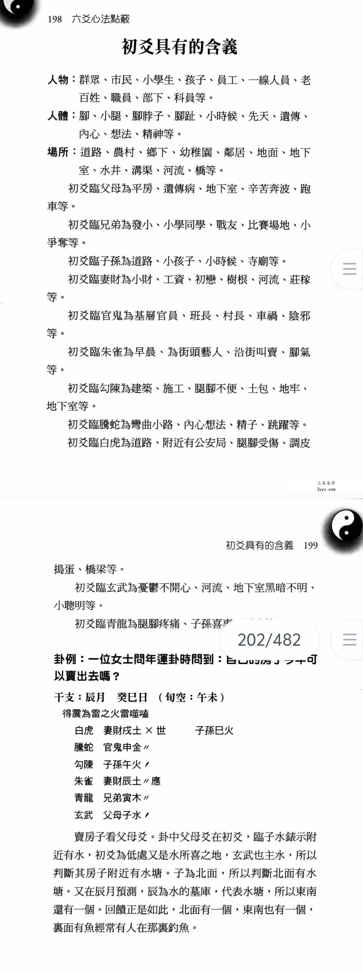 赵齐英《六爻心法点窍》482页 资料图片