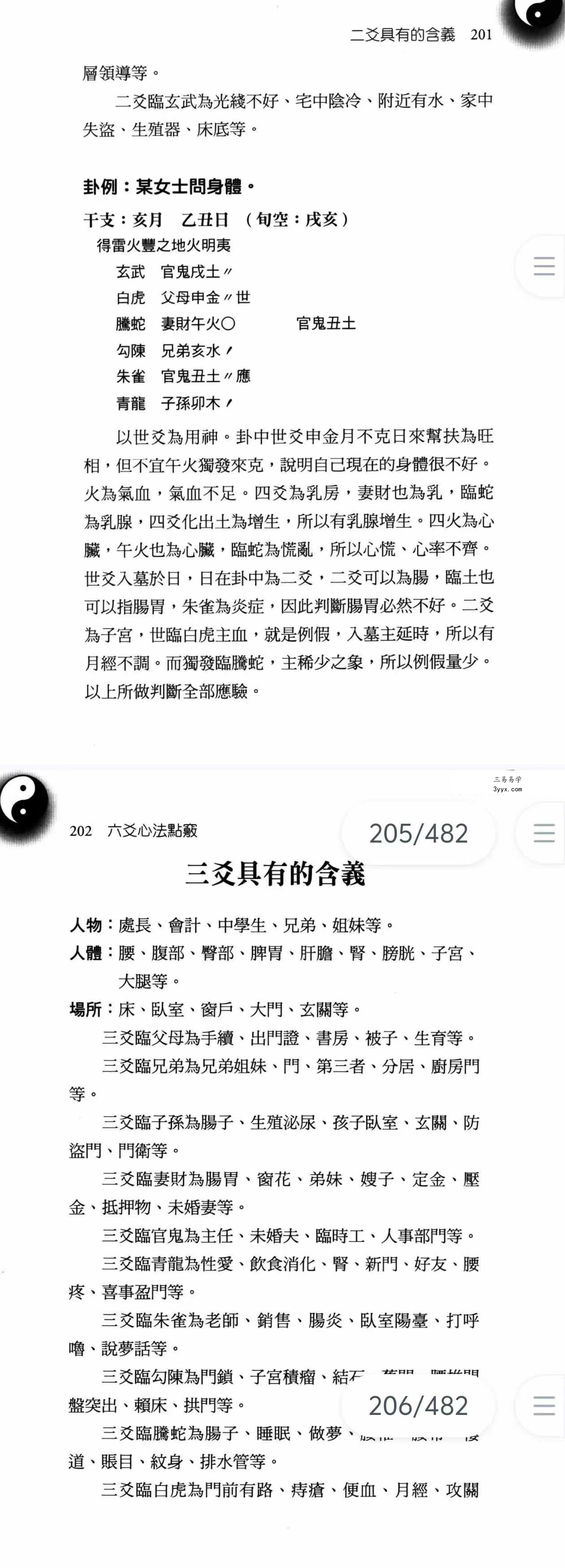 赵齐英《六爻心法点窍》482页 资料图片