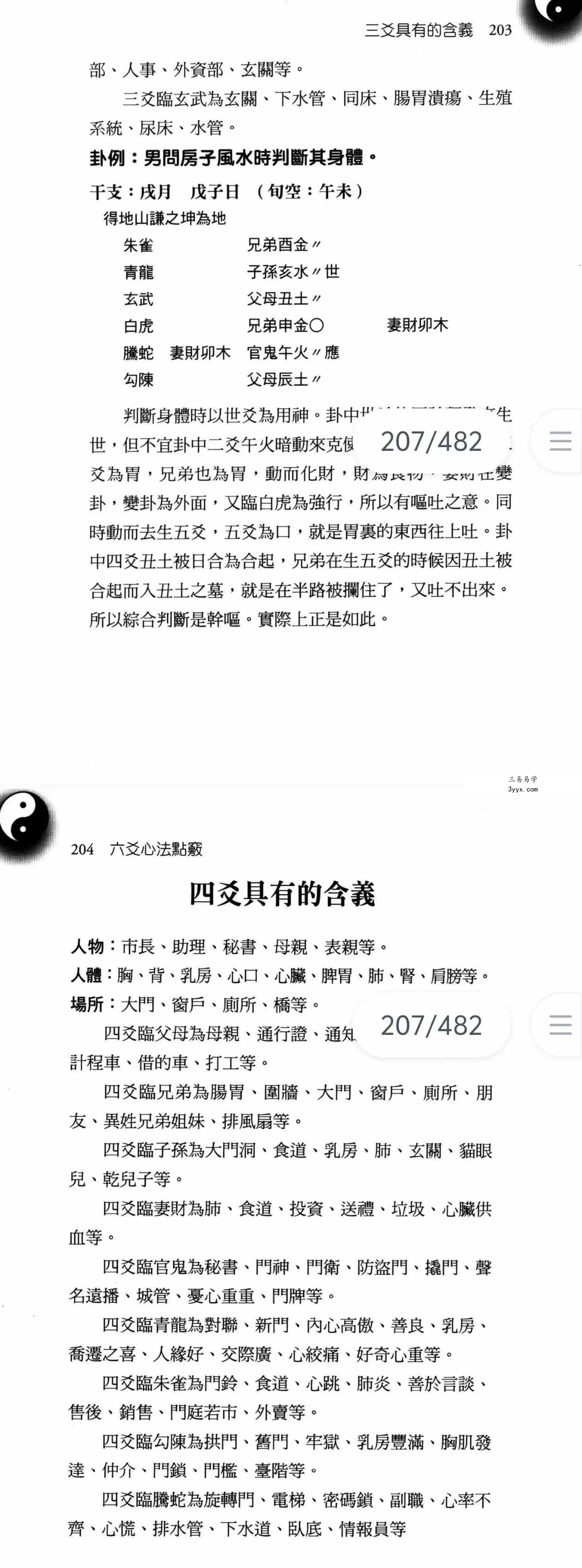 赵齐英《六爻心法点窍》482页 资料图片
