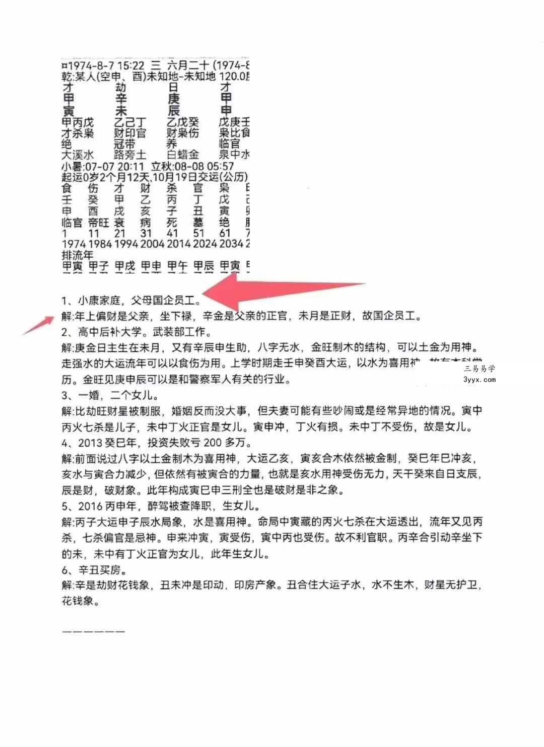 356命理王《命理案例大透解》222页 资料图片