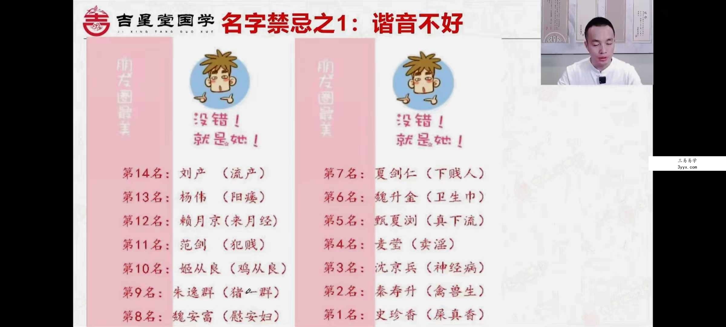 吉星堂《伏羲姓名学》高清视频10集 资料图片