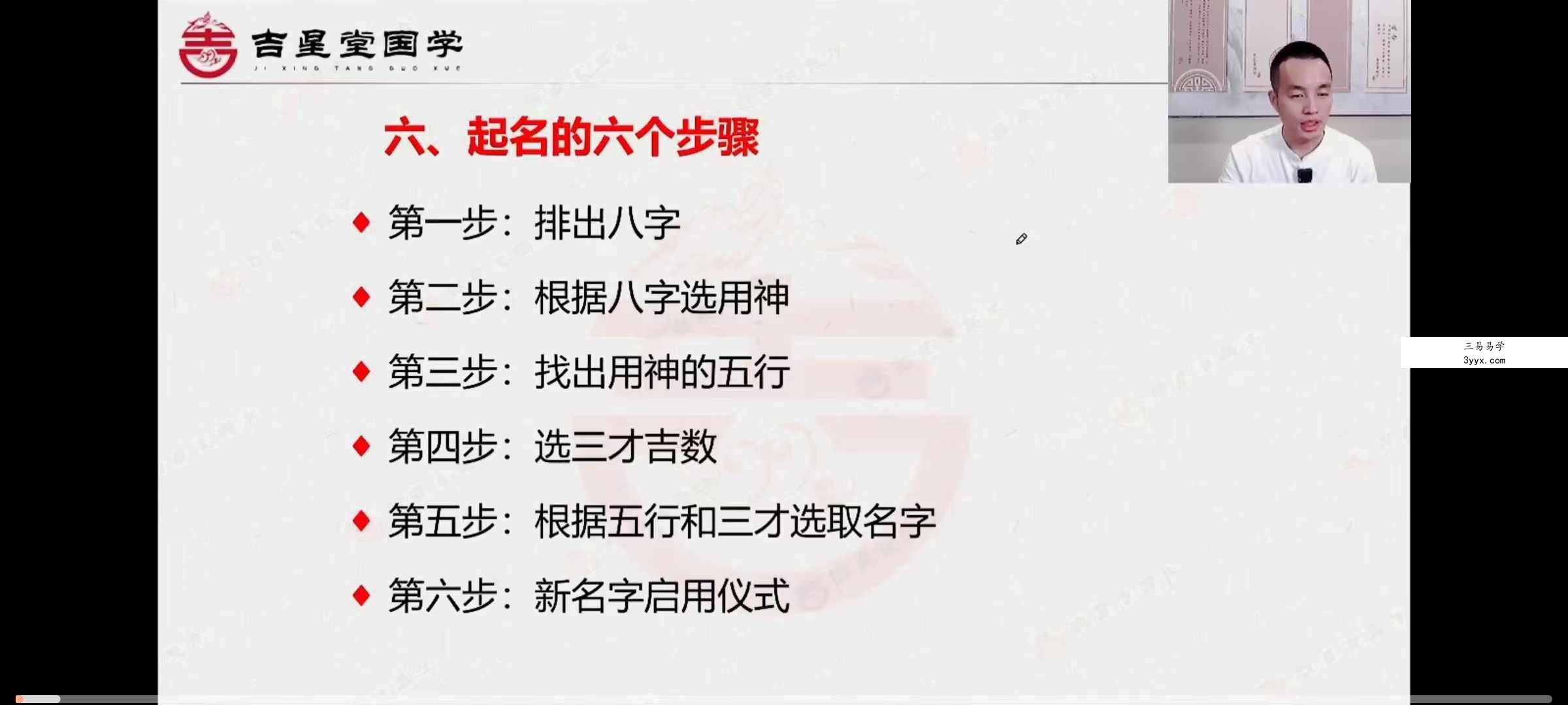 吉星堂《伏羲姓名学》高清视频10集 资料图片