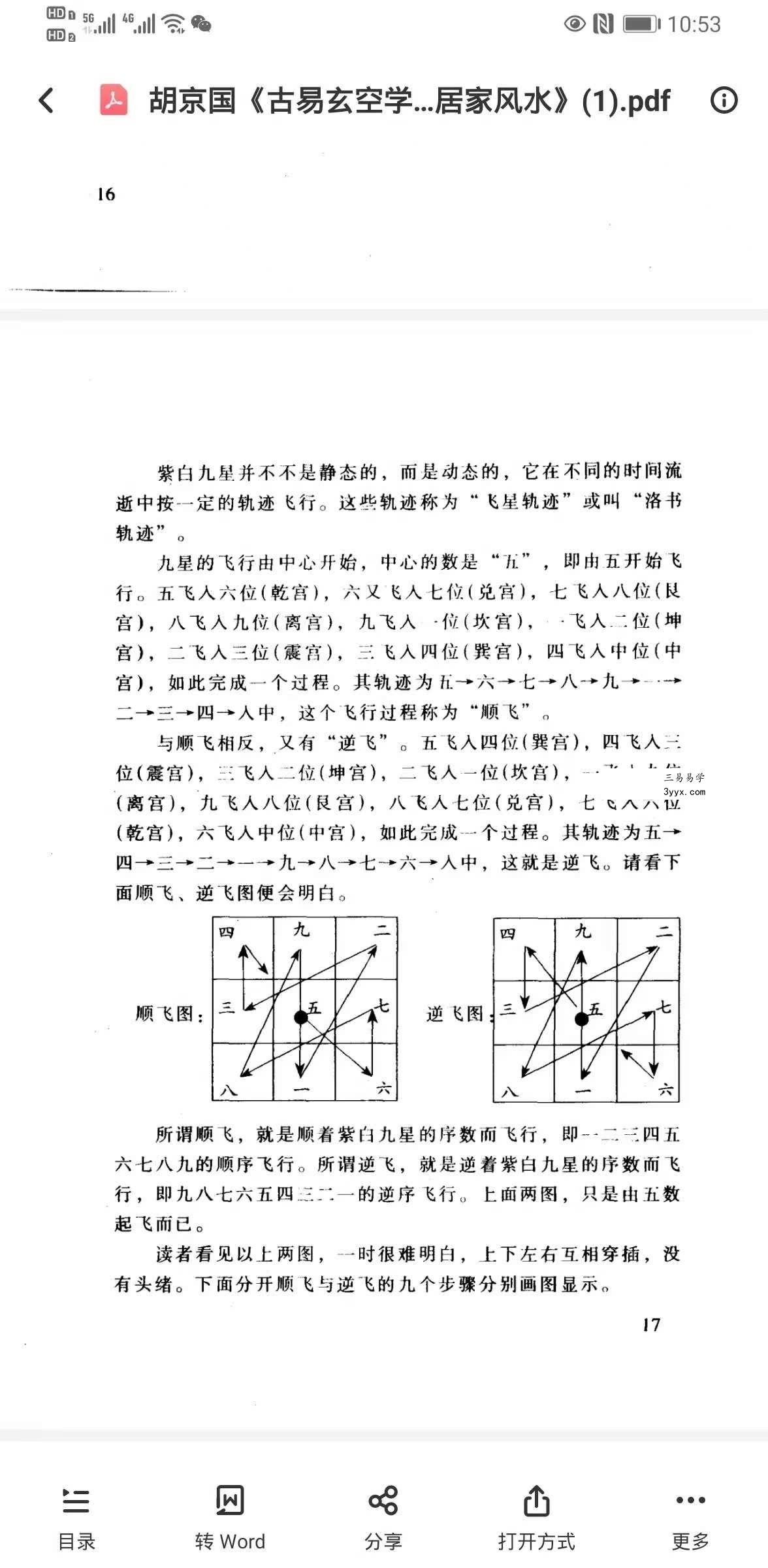 胡京国《古易玄空学新探-洛书九星与居家风水》573页 资料图片