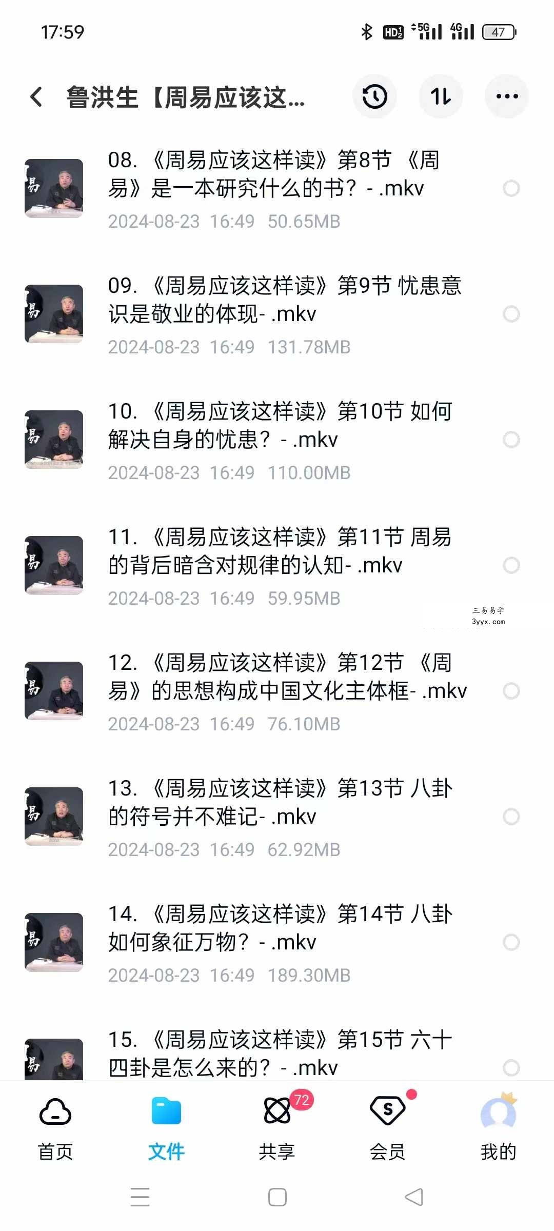 鲁洪生【周易应该这样读】33集系统解读 0基础可学 预测必学 资料图片