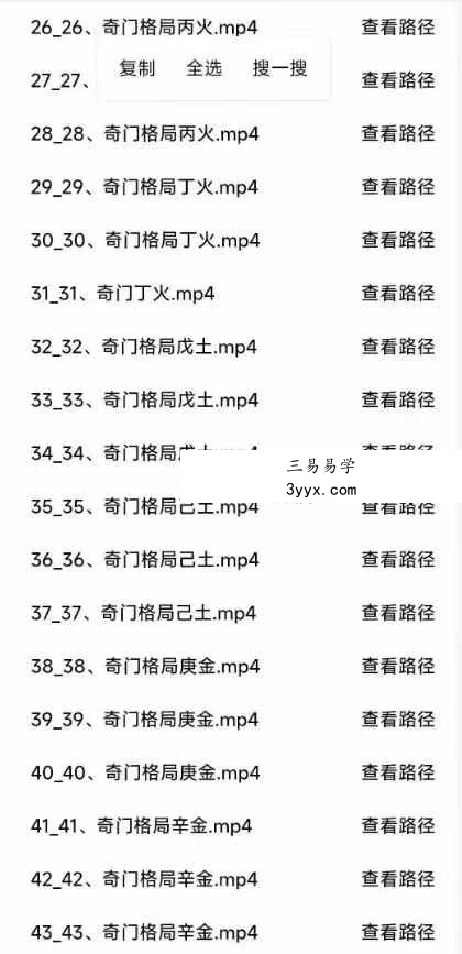一峰老师 奇门遁甲传承班50集 资料图片